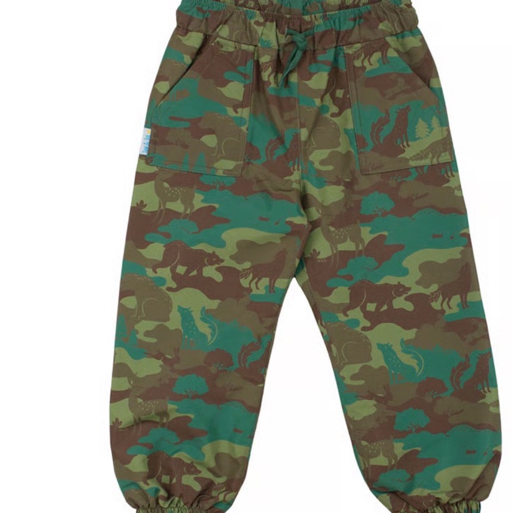Jan & Jul‎ rain pants Camouflage Print Jogger Pants Size 8